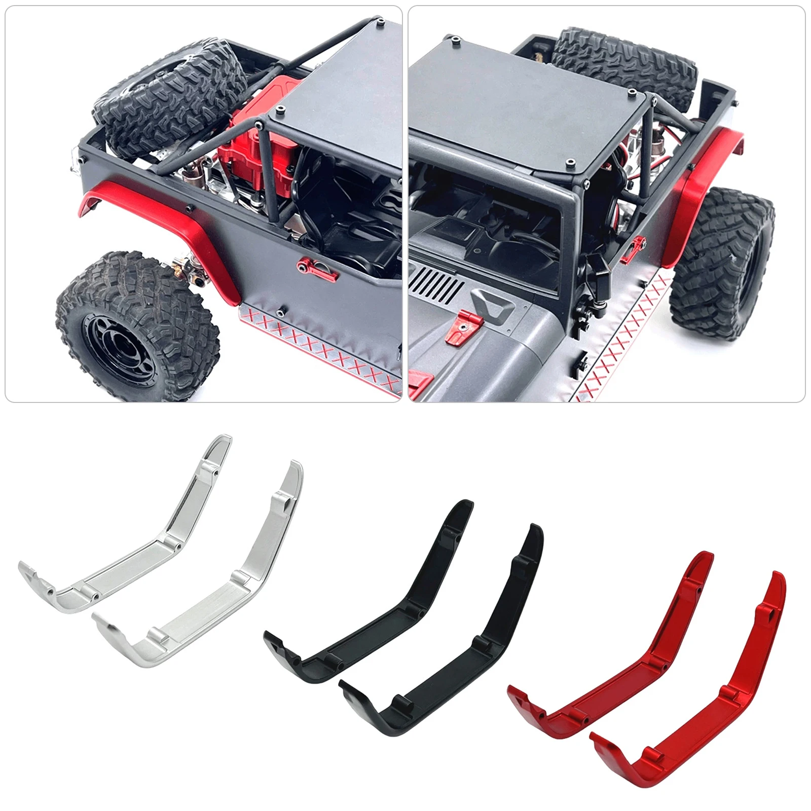 Front Rear Wheel Arch Baffles for Hyper GO MJX 1/12 H12Y H12Y+ Metal Upgrade Parts Kit Rc Model Crawler Car Truck Buggy
Front Rear Wheel Arch Baffles for Hyper GO MJX 1/12 H12Y H12Y+ Metal Upgrade Parts Kit Rc Model Crawler Car Truck Buggy