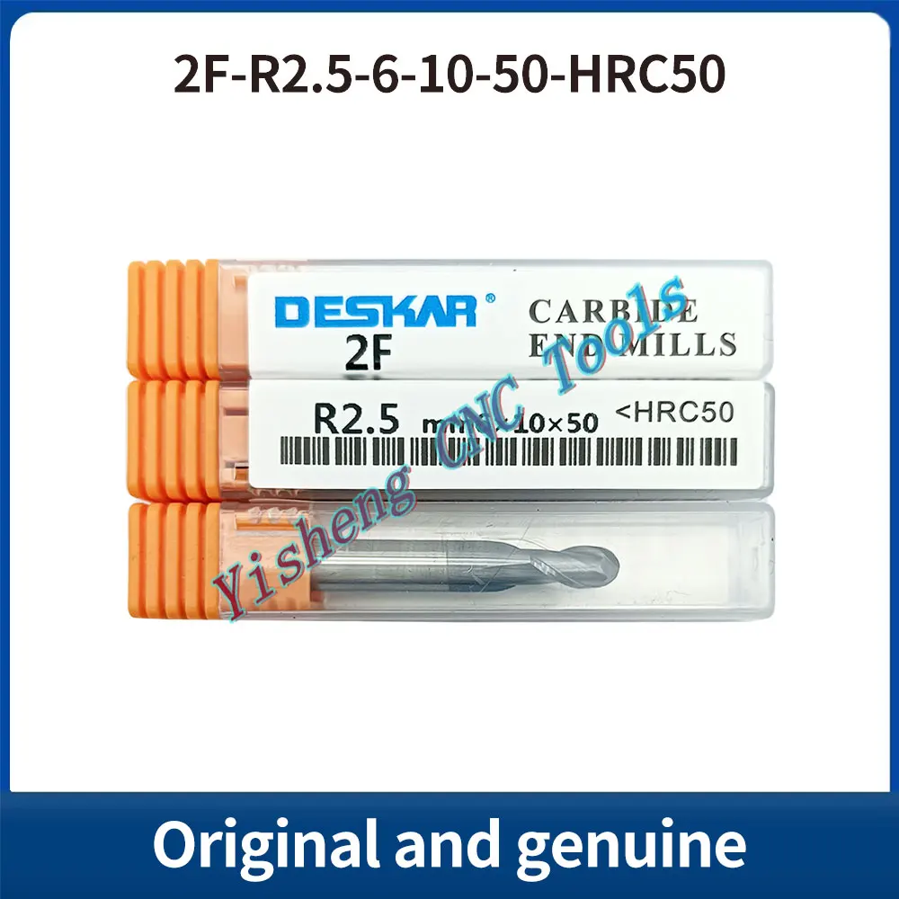 DESKAR 2F 6x50L 8x60L 10x75L 12x75L 8x100L 20x100L HRC50 HRC60 Composite nano-coating R2.5 R3 R4 R5 R6 R10mill 2 flut
DESKAR 2F 6x50L 8x60L 10x75L 12x75L 8x100L 20x100L HRC50 HRC60 Composite nano-coating R2.5 R3 R4 R5 R6 R10mill 2 flut