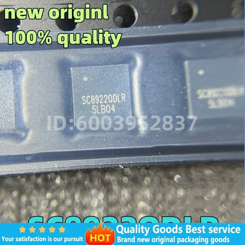 (10piece) 100% New SC8922QDLR SC8922QD SC8922 8922 QFN-24 Chipset
(10piece) 100% New SC8922QDLR SC8922QD SC8922 8922 QFN-24 Chipset