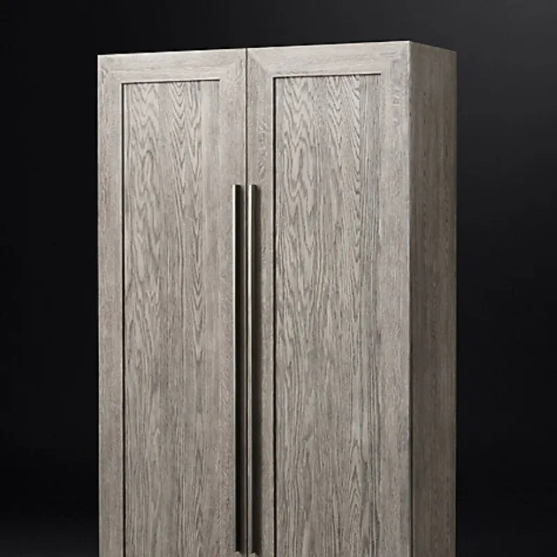 Modern simple solid wood wardrobe storage home bedroom French country retro living room bookcase
Modern simple solid wood wardrobe storage home bedroom French country retro living room bookcase