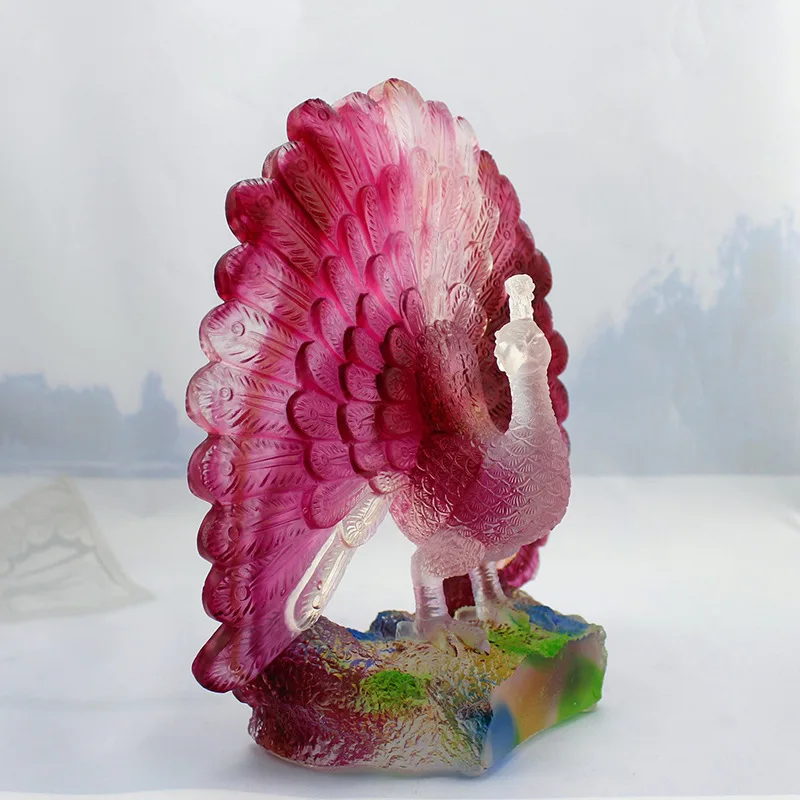 Peacock Display Glass Home Decoration Glass Housewarming New Home Gift Crafts
Peacock Display Glass Home Decoration Glass Housewarming New Home Gift Crafts