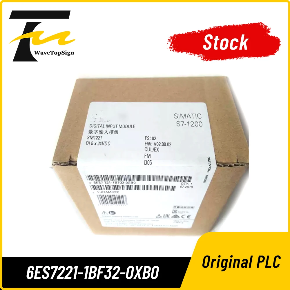 Original PLC S7-1200 6ES7221-1BF32-0XB0
Original PLC S7-1200 6ES7221-1BF32-0XB0