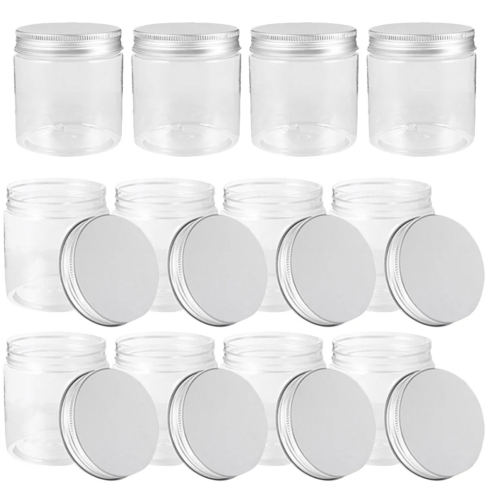 12 Cps Mini Can Transparent Jam Jars Dispensers for Kitchen Sealing Plastic Mason Frosted
12 Cps Mini Can Transparent Jam Jars Dispensers for Kitchen Sealing Plastic Mason Frosted