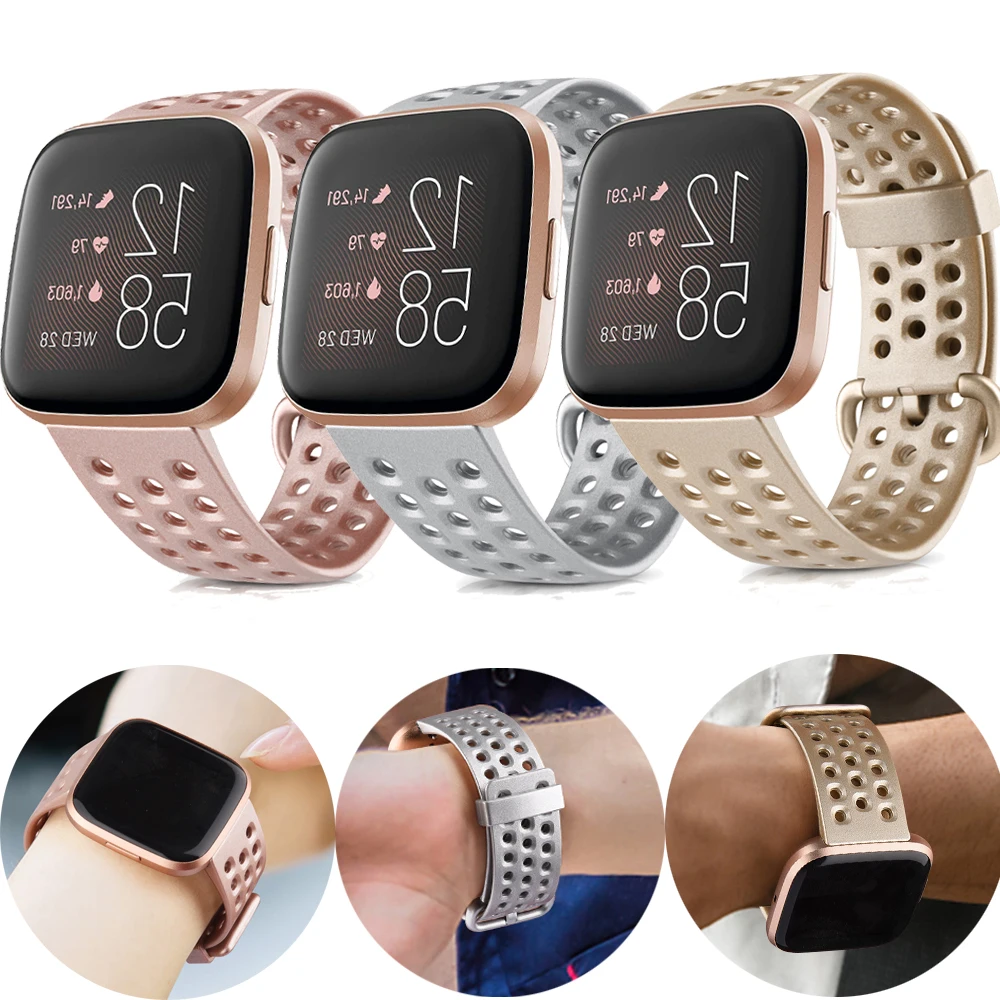 Дышащий спортивный ремешок для Fitbit Versa 2/Versa SE, сменный Браслет для Fitbit Versa Lite, браслет для умных часов
Дышащий спортивный ремешок для Fitbit Versa 2/Versa SE, сменный Браслет для Fitbit Versa Lite, браслет для умных часов