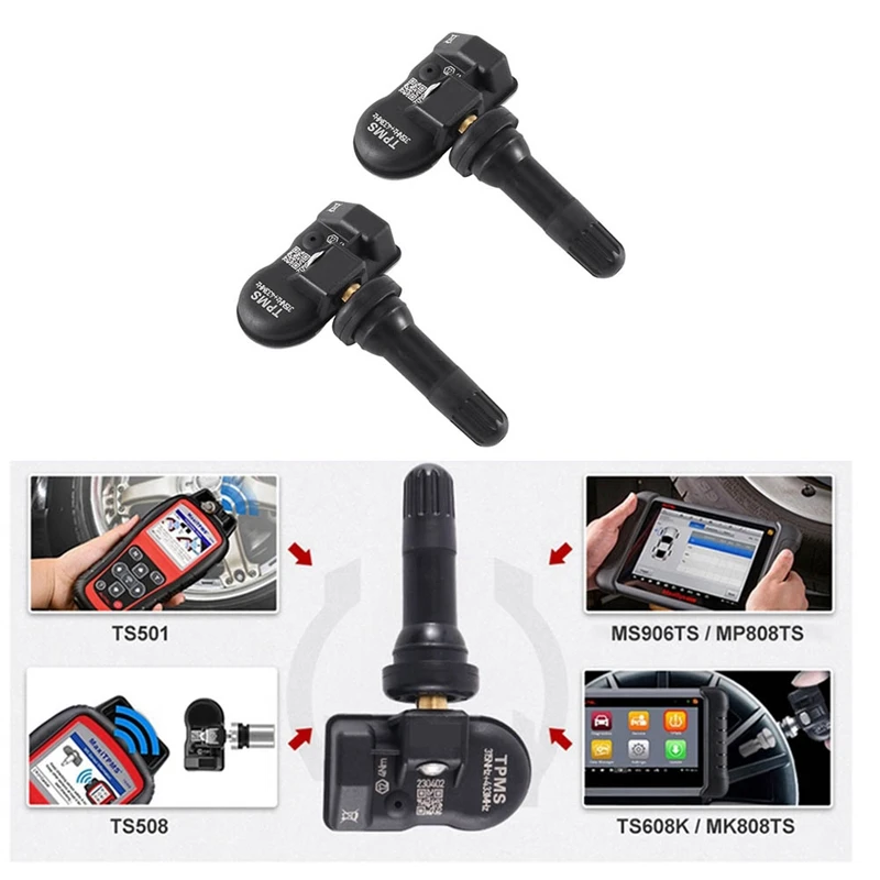 PMS Tire Pressure Sensor Programming For Autel TS408 TS508 ITS600 433Mhz 315MHZ MX-Sensor Universal 2-In-1 Monitor Black
PMS Tire Pressure Sensor Programming For Autel TS408 TS508 ITS600 433Mhz 315MHZ MX-Sensor Universal 2-In-1 Monitor Black
