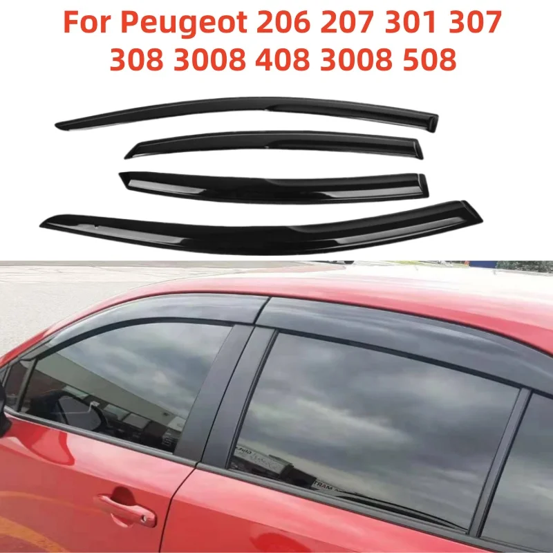 For Peugeot 307 308 3008 408 3008 508 206 207 301 Window Visor Side Vent Rain Guard Deflectors Shade Shield Protector Cover
For Peugeot 307 308 3008 408 3008 508 206 207 301 Window Visor Side Vent Rain Guard Deflectors Shade Shield Protector Cover