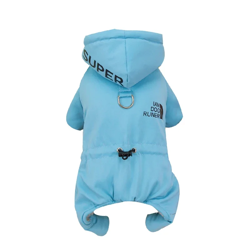 Dog clothes Winter waterproof and warm Small dogs Autumn, winter and winter can be towed four-legged clothes 
Dog clothes Winter waterproof and warm Small dogs Autumn, winter and winter can be towed four-legged clothes