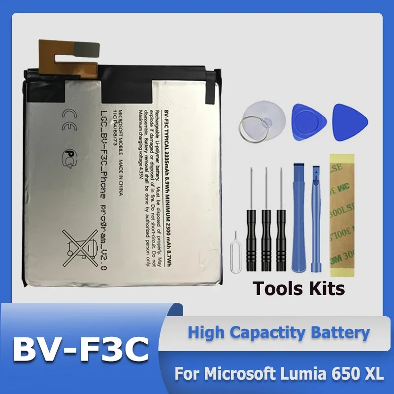 New Suitable For Nokia BV-F3C Batteries Microsoft BV-F3c Batteries BV-F3c Built-in Battery Board + Kit Tools
New Suitable For Nokia BV-F3C Batteries Microsoft BV-F3c Batteries BV-F3c Built-in Battery Board + Kit Tools