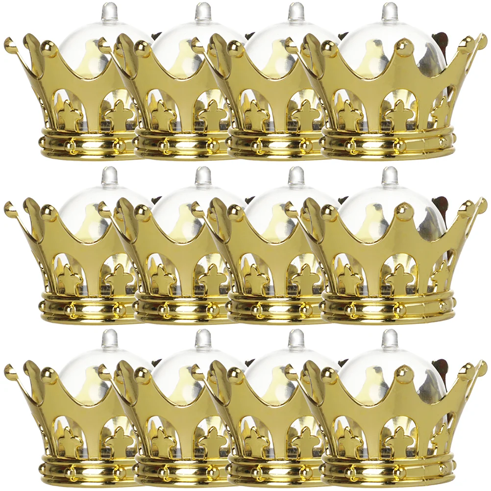 12 Pcs Candy Box with Decoration Wedding Container Mini Fillable Containers Crown Shaped Plastic
12 Pcs Candy Box with Decoration Wedding Container Mini Fillable Containers Crown Shaped Plastic