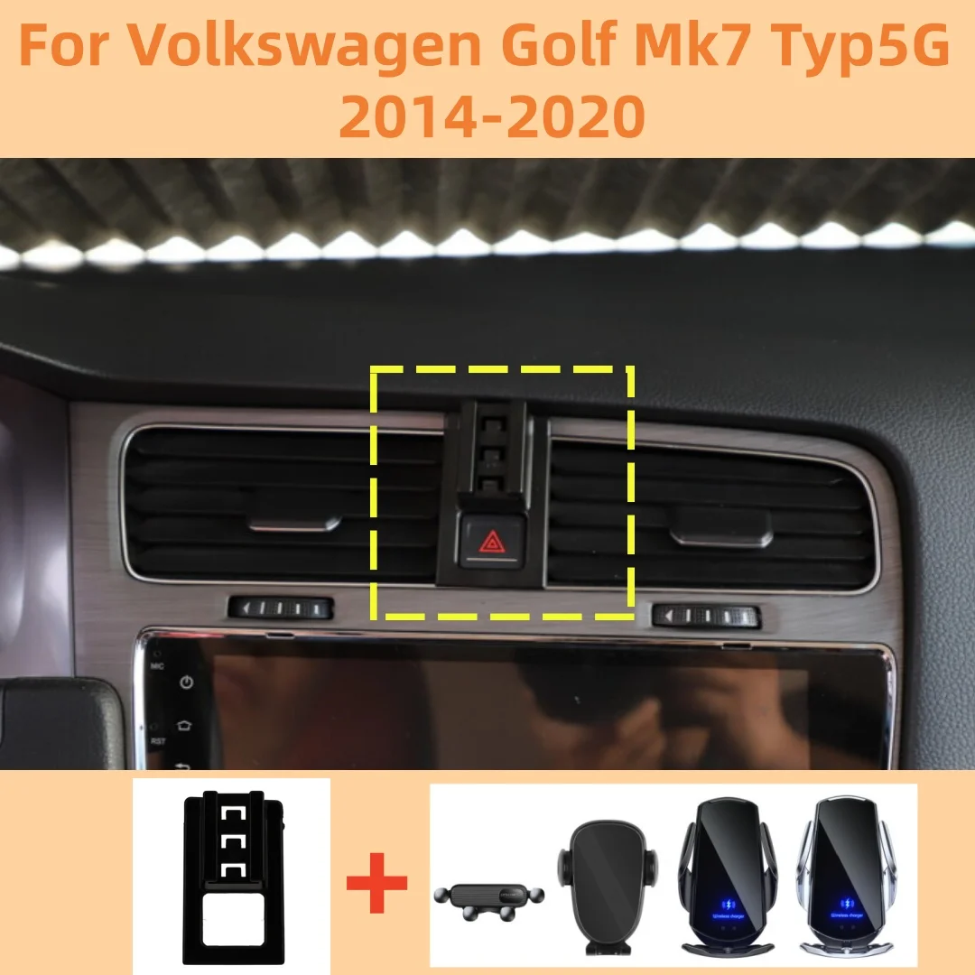 The snap on bracket base for the Volkswagen Golf Mk7 Typ5G 2014-2020 car phone holder can be used with multiple phone holders
The snap on bracket base for the Volkswagen Golf Mk7 Typ5G 2014-2020 car phone holder can be used with multiple phone holders