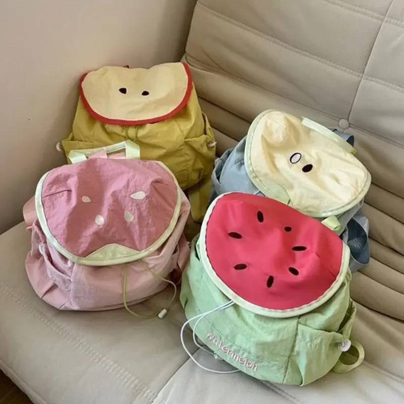 Ladies' Kawaii Backpack Japanese Fruit Cartoon Sweet Casual Simple Versatile Preppy Style Large Capacity Portable Schoolbag
Ladies' Kawaii Backpack Japanese Fruit Cartoon Sweet Casual Simple Versatile Preppy Style Large Capacity Portable Schoolbag