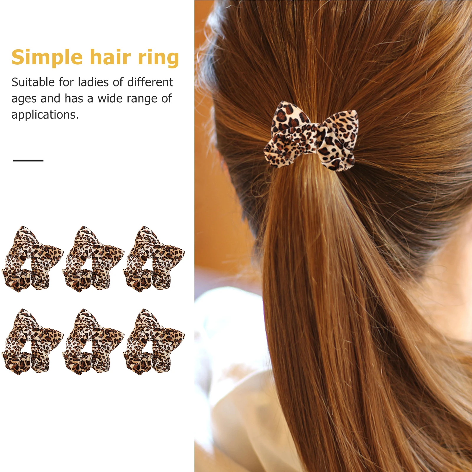 6 Pcs Leopard Hair Tie Ties for Thick Cheetah Scrunchie Girl Accessories Dense Elastics Fabric Womens Women's
6 Pcs Leopard Hair Tie Ties for Thick Cheetah Scrunchie Girl Accessories Dense Elastics Fabric Womens Women's