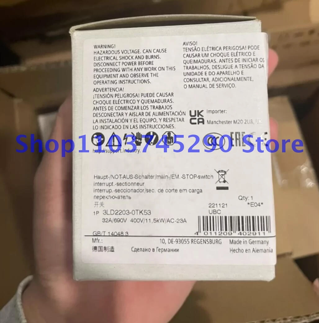 1PCS Brand In Box New 3LD2203-0TK53 Original Fast Shipping 3LD22030TK53 PLC Module
1PCS Brand In Box New 3LD2203-0TK53 Original Fast Shipping 3LD22030TK53 PLC Module