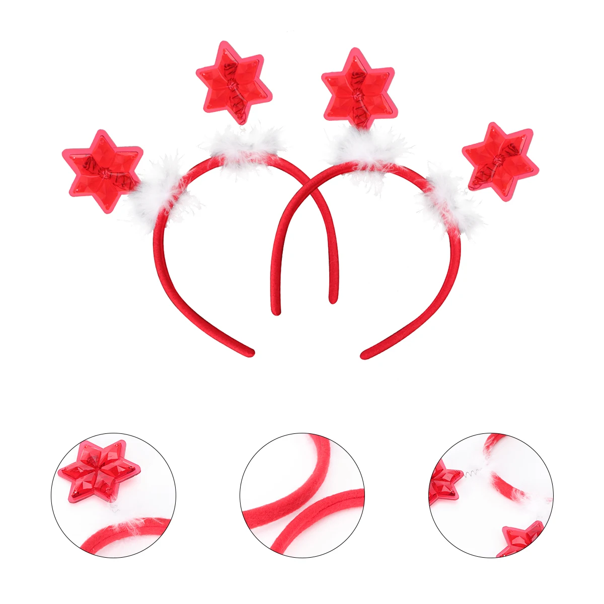 2pcs Christmas Hair Snowflakes Headb Lovely Antlers Head Hoop Headdress Fabric Resin High Flexibility Party Photoshoot
2pcs Christmas Hair Snowflakes Headb Lovely Antlers Head Hoop Headdress Fabric Resin High Flexibility Party Photoshoot