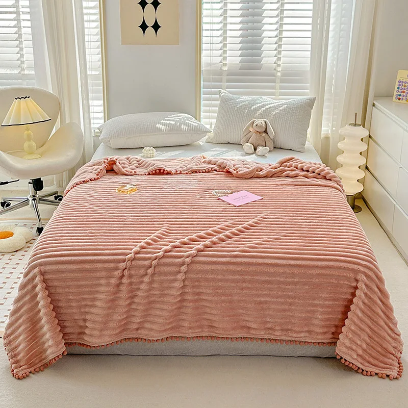 Spring Summer Flannel Blanket Japanese Korean Fashion Simplicity Solid Color Tassel Double-sided Plush Sofa Blanket Home Textile
Spring Summer Flannel Blanket Japanese Korean Fashion Simplicity Solid Color Tassel Double-sided Plush Sofa Blanket Home Textile