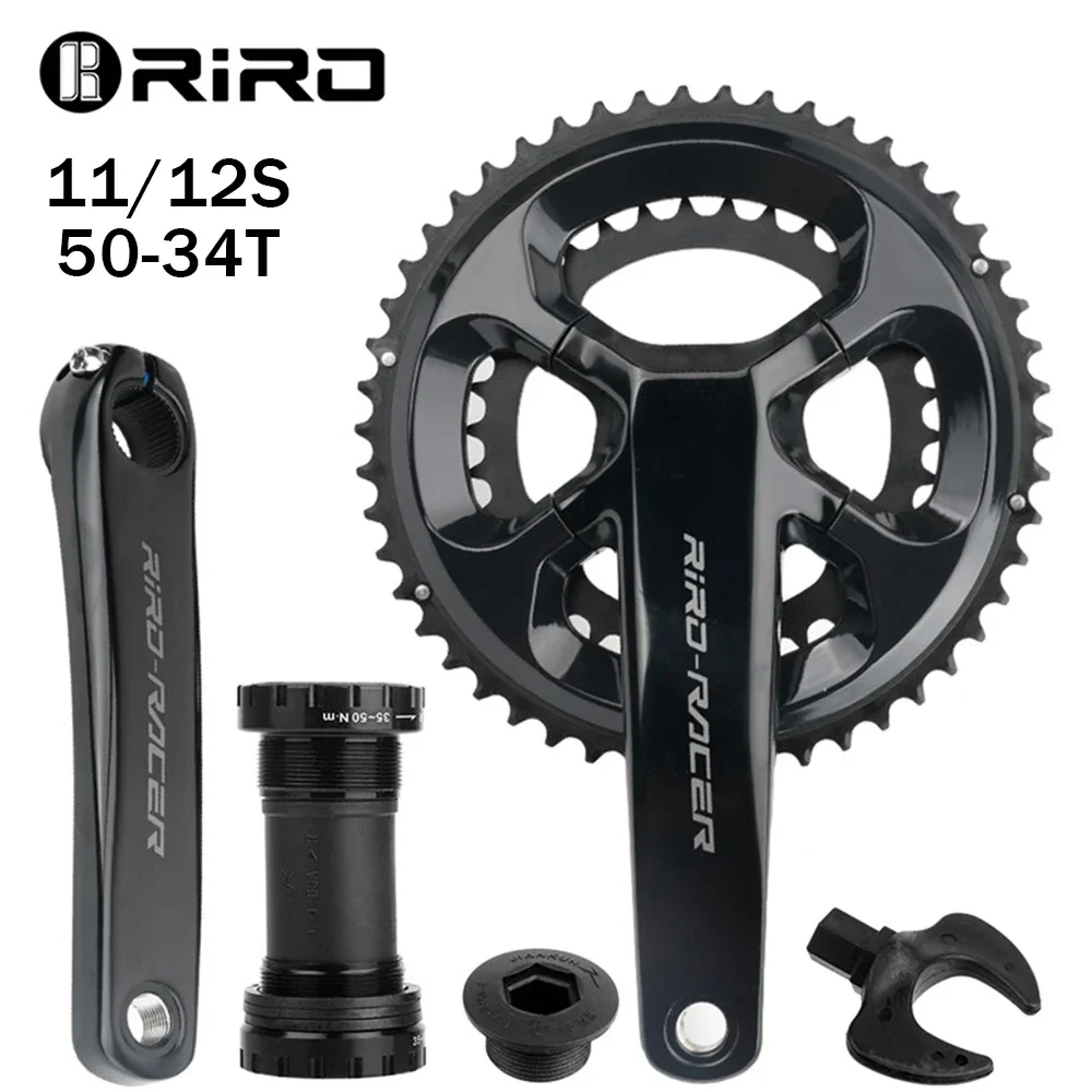 Комплект шатунов RIRO 11S 12S для шоссейных велосипедов, совместимый с SHIMANO 105 Series 110 BCD, двойная коронная система 50-34T, для складных велосипедов
Комплект шатунов RIRO 11S 12S для шоссейных велосипедов, совместимый с SHIMANO 105 Series 110 BCD, двойная коронная система 50-34T, для складных велосипедов