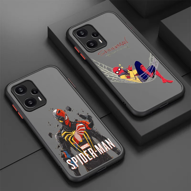 Marvel Heros Spiderman For POCO X5 X4 X3 NFC X2 M5S M6 M4 M3 M2 C51 F5 F4 GT Pro Frosted Translucent Phone Case
Marvel Heros Spiderman For POCO X5 X4 X3 NFC X2 M5S M6 M4 M3 M2 C51 F5 F4 GT Pro Frosted Translucent Phone Case