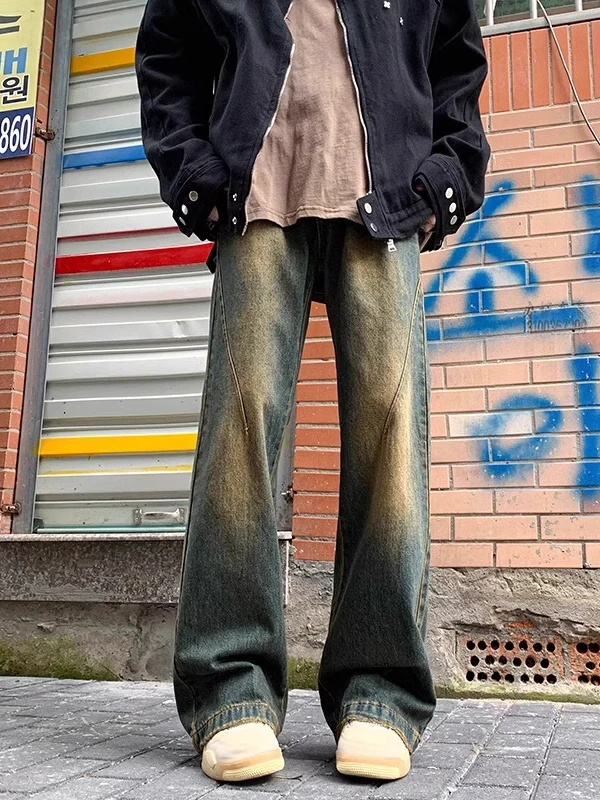 Large Size 300 Pou American High Street Waed Jeans Men's Spring Autumn Loose Micro Flared Retro Floor-Length Pants
Large Size 300 Pou American High Street Waed Jeans Men's Spring Autumn Loose Micro Flared Retro Floor-Length Pants