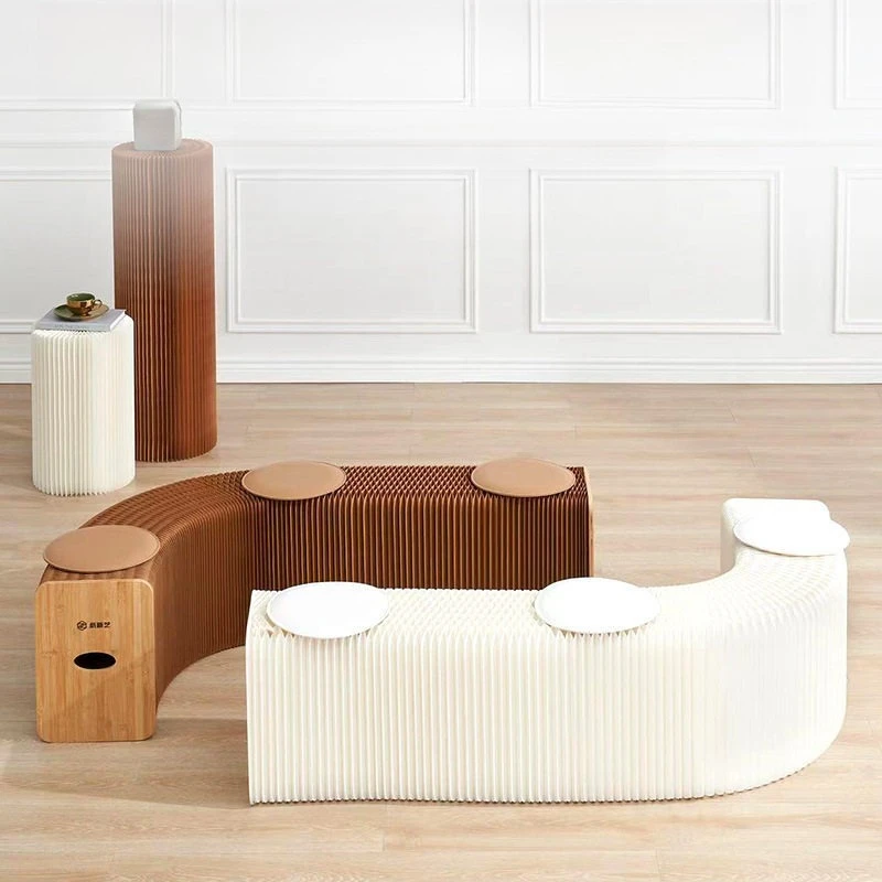 Folding stool, folding telescopic paper stool, organ paper with leather cushion sofa multi-person long strip portable
Folding stool, folding telescopic paper stool, organ paper with leather cushion sofa multi-person long strip portable