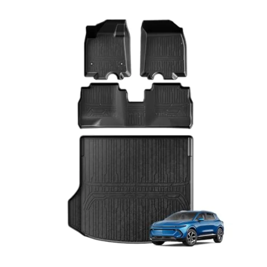 All Weather Liner Floor Mats Trunk Mat for Chevrolet Equinox EV 2024-2026 TPE Heavy Duty Rubber Waterproof Anti-Slip 3D Pattern
All Weather Liner Floor Mats Trunk Mat for Chevrolet Equinox EV 2024-2026 TPE Heavy Duty Rubber Waterproof Anti-Slip 3D Pattern