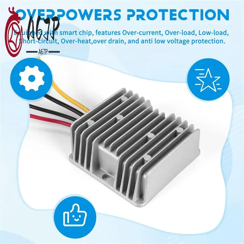 A67P-понижающий преобразователь постоянного напряжения для аккумуляторной док-станции 18 В до 12 В, инвертор 180 Вт, разъем, адаптер «сделай сам», автоматическое повышение понижения
A67P-понижающий преобразователь постоянного напряжения для аккумуляторной док-станции 18 В до 12 В, инвертор 180 Вт, разъем, адаптер «сделай сам», автоматическое повышение понижения