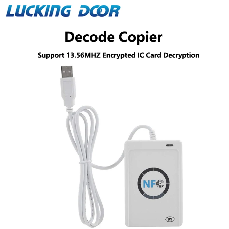 LUCKING DOOR 13.56MHz M1 Card Reader Writer rfid Copier Duplicator NFC RFID Smart Card Reader Writer
LUCKING DOOR 13.56MHz M1 Card Reader Writer rfid Copier Duplicator NFC RFID Smart Card Reader Writer