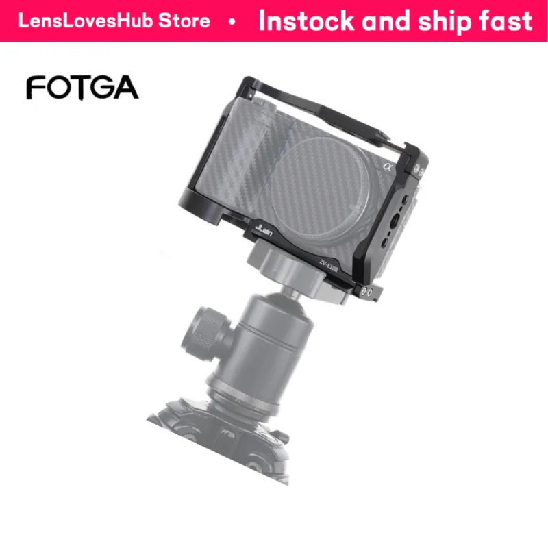 FOTGA Protective Cage Kit For Sony ZV-E10 II Wooden Handle + Arca Quick Release Tripod Mount Plate
FOTGA Protective Cage Kit For Sony ZV-E10 II Wooden Handle + Arca Quick Release Tripod Mount Plate