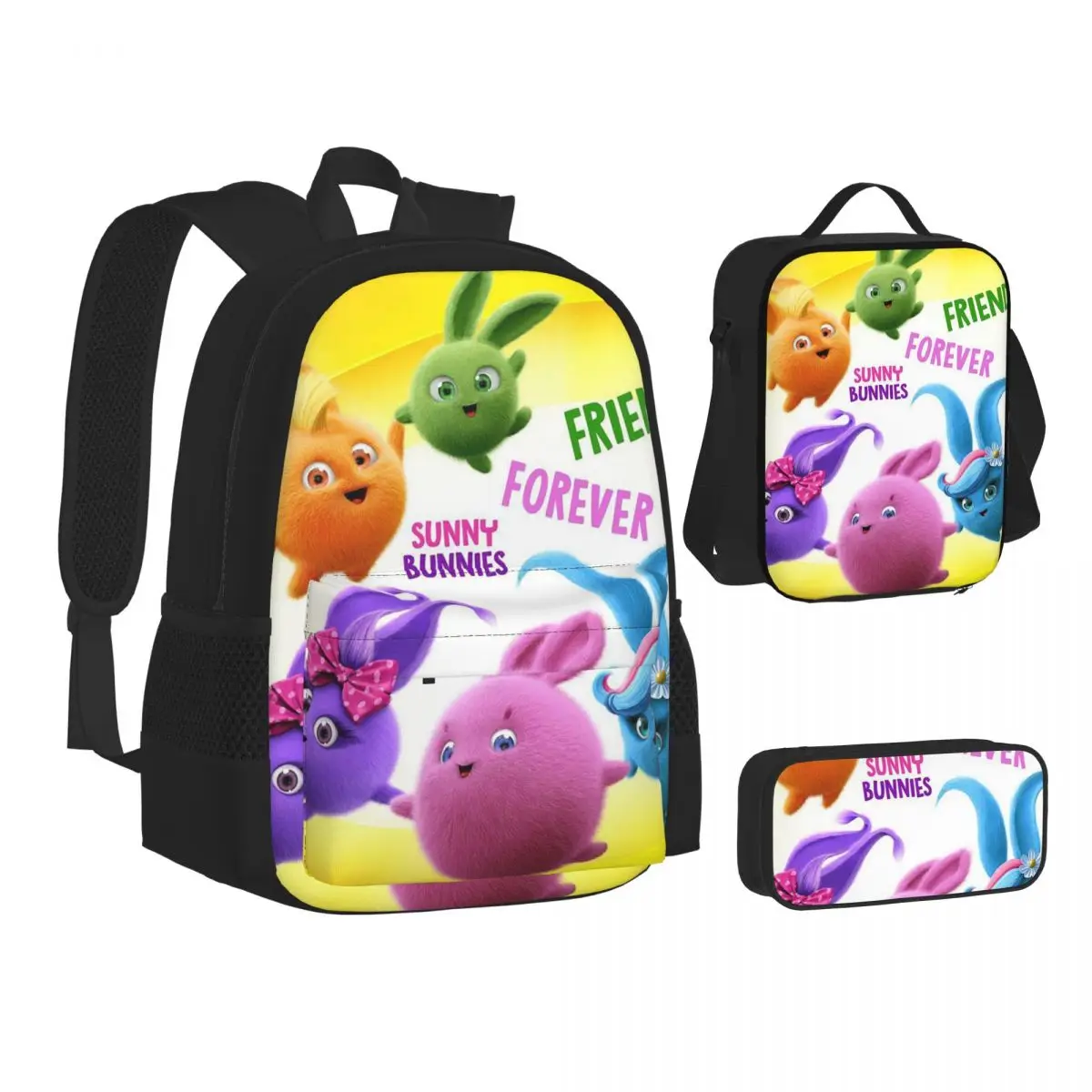 Sunny Bunnies Anime Cartoon Backpacks Boys Girls Bookbag Students School Bags Kids Rucksack Lunch Bag Pen Bag Three-Piece Set
Sunny Bunnies Anime Cartoon Backpacks Boys Girls Bookbag Students School Bags Kids Rucksack Lunch Bag Pen Bag Three-Piece Set