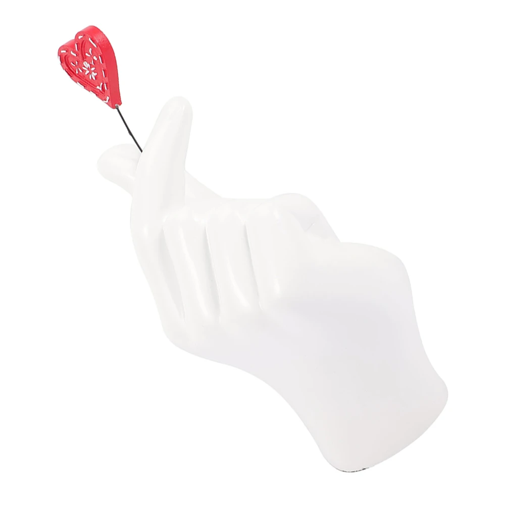 Elegant Resin Hand Gesture Ornament Heart Finger Style Statue Decorative Sculpture For Valentine'S Day Desktop Home Decoration
Elegant Resin Hand Gesture Ornament Heart Finger Style Statue Decorative Sculpture For Valentine'S Day Desktop Home Decoration