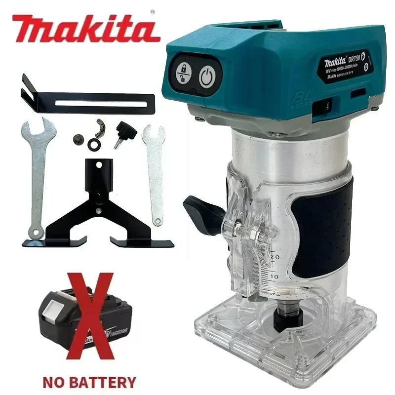 Makita DRT50 Cordless Rechargeable Trimming Machine Brushless Slotting Tool Milling Woodwork 18V20V Engraving Machine Power Tool
Makita DRT50 Cordless Rechargeable Trimming Machine Brushless Slotting Tool Milling Woodwork 18V20V Engraving Machine Power Tool