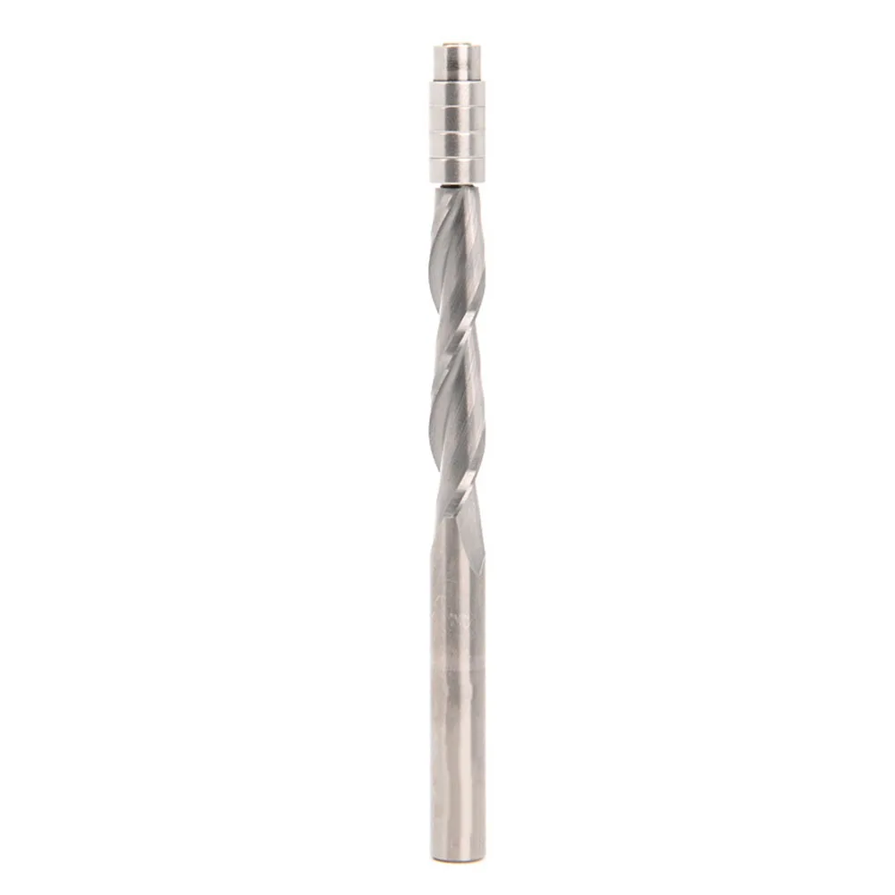 6 35mm Shank Router Bit Flush Trim Solid Carbide Spiral Template with Four Bearings for Woodworking Applications
6 35mm Shank Router Bit Flush Trim Solid Carbide Spiral Template with Four Bearings for Woodworking Applications