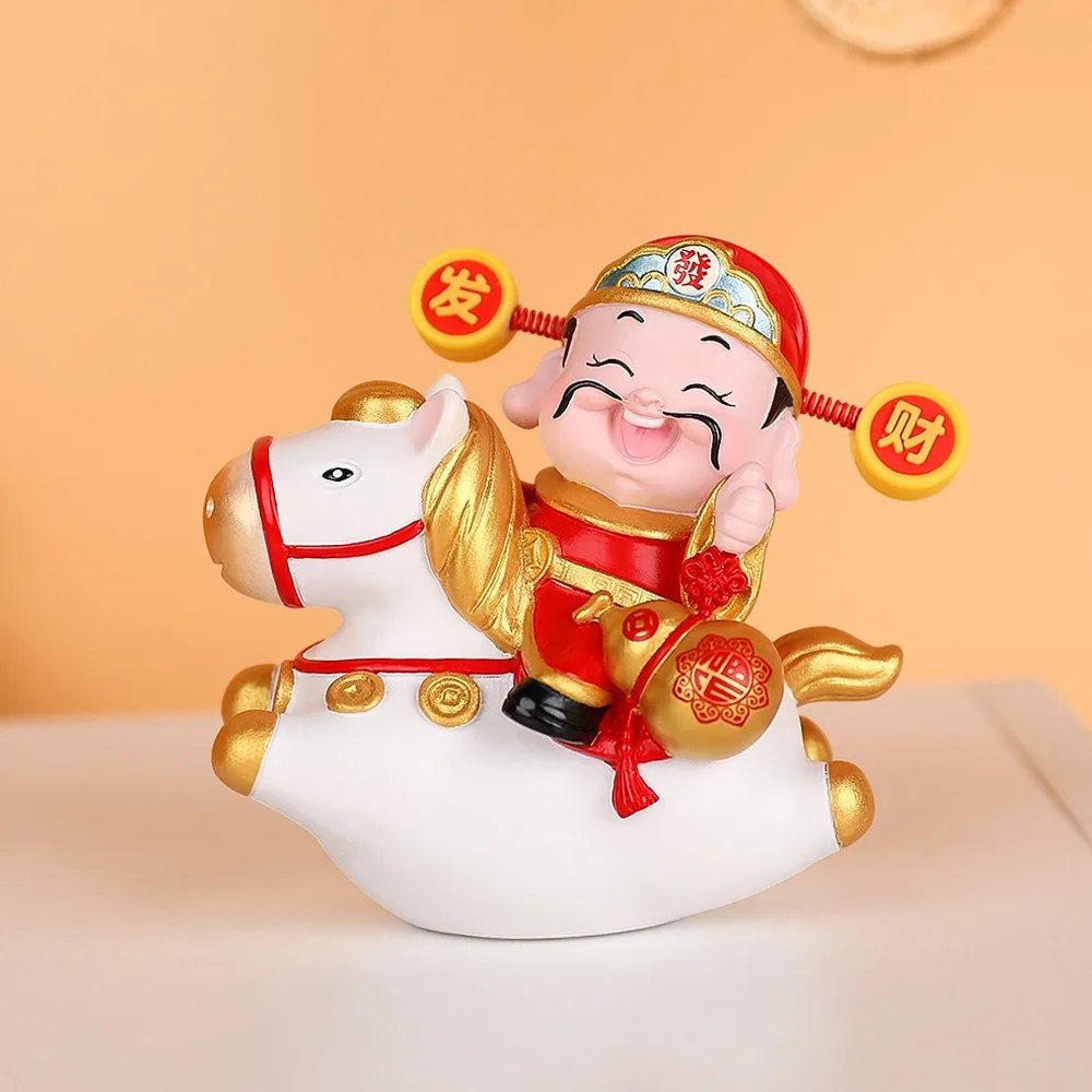Resin 2026 Horse Year Figurines Year of The Horse Chinese Style Rocking Horse Ornament Mascot Blessing God of Wealth Figurine
Resin 2026 Horse Year Figurines Year of The Horse Chinese Style Rocking Horse Ornament Mascot Blessing God of Wealth Figurine