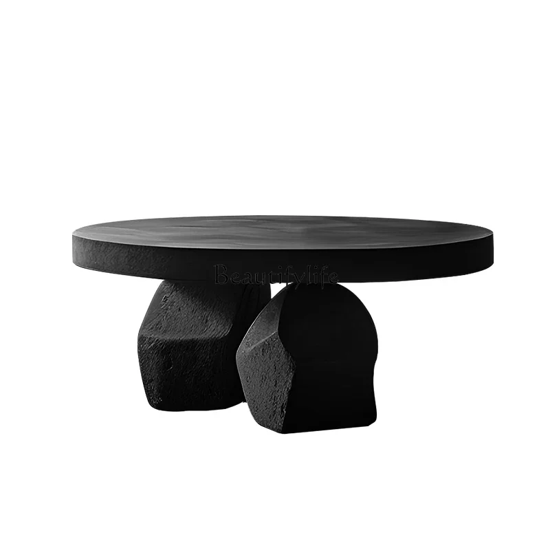 FG44Wabi-sabi retro solid wood coffee table Japanese minimalist style art high-end round tea table
FG44Wabi-sabi retro solid wood coffee table Japanese minimalist style art high-end round tea table