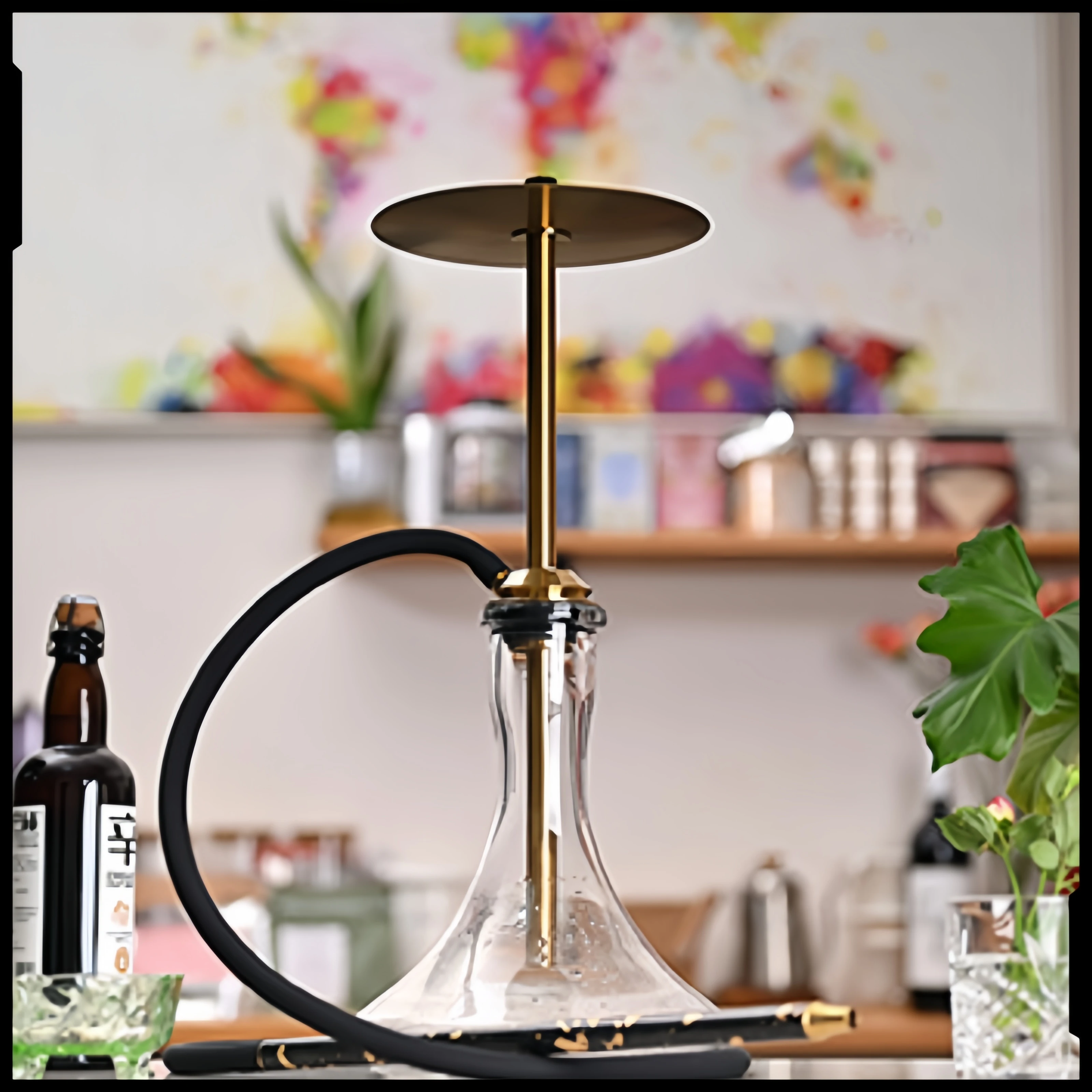 German brand Vyro Hookah, Versa series rose gold, stainless steel hookah, single tube 55 cm high,Shisha
German brand Vyro Hookah, Versa series rose gold, stainless steel hookah, single tube 55 cm high,Shisha