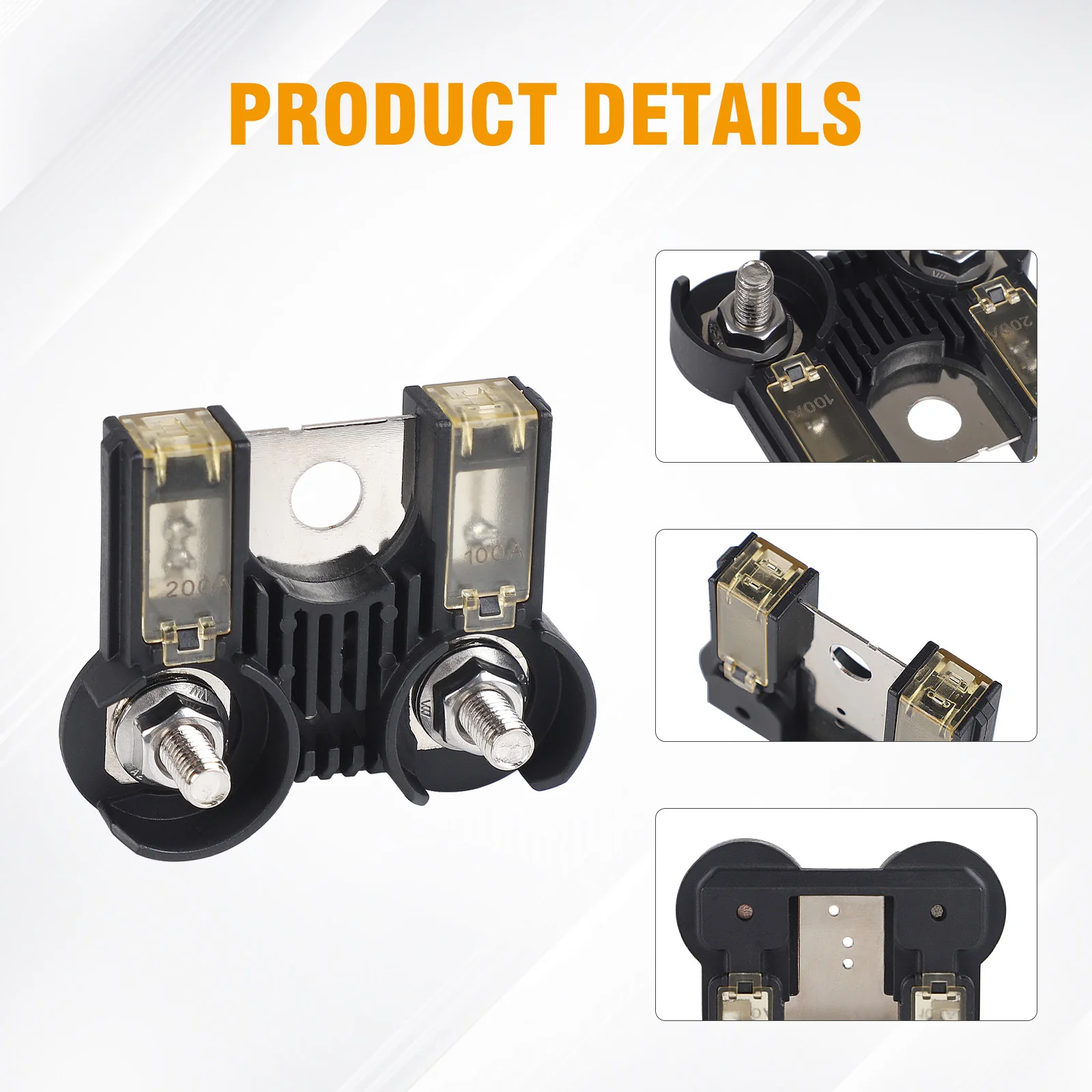 BR3Z14526AA Новый клемма предохранителя аккумулятора с гайками для Ford Mustang 2005-2014, прочный предохранитель кабеля аккумулятора 100A 200A, автомобильные аксессуары
BR3Z14526AA Новый клемма предохранителя аккумулятора с гайками для Ford Mustang 2005-2014, прочный предохранитель кабеля аккумулятора 100A 200A, автомобильные аксессуары