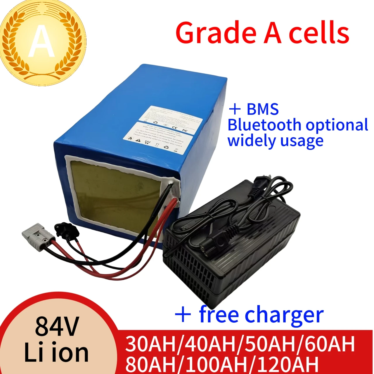 84V 50Ah 30Ah 40Ah100Ah 60Ah 80Ah lithium ion battery for 5000w inverter Floor cleaner golf cart
84V 50Ah 30Ah 40Ah100Ah 60Ah 80Ah lithium ion battery for 5000w inverter Floor cleaner golf cart