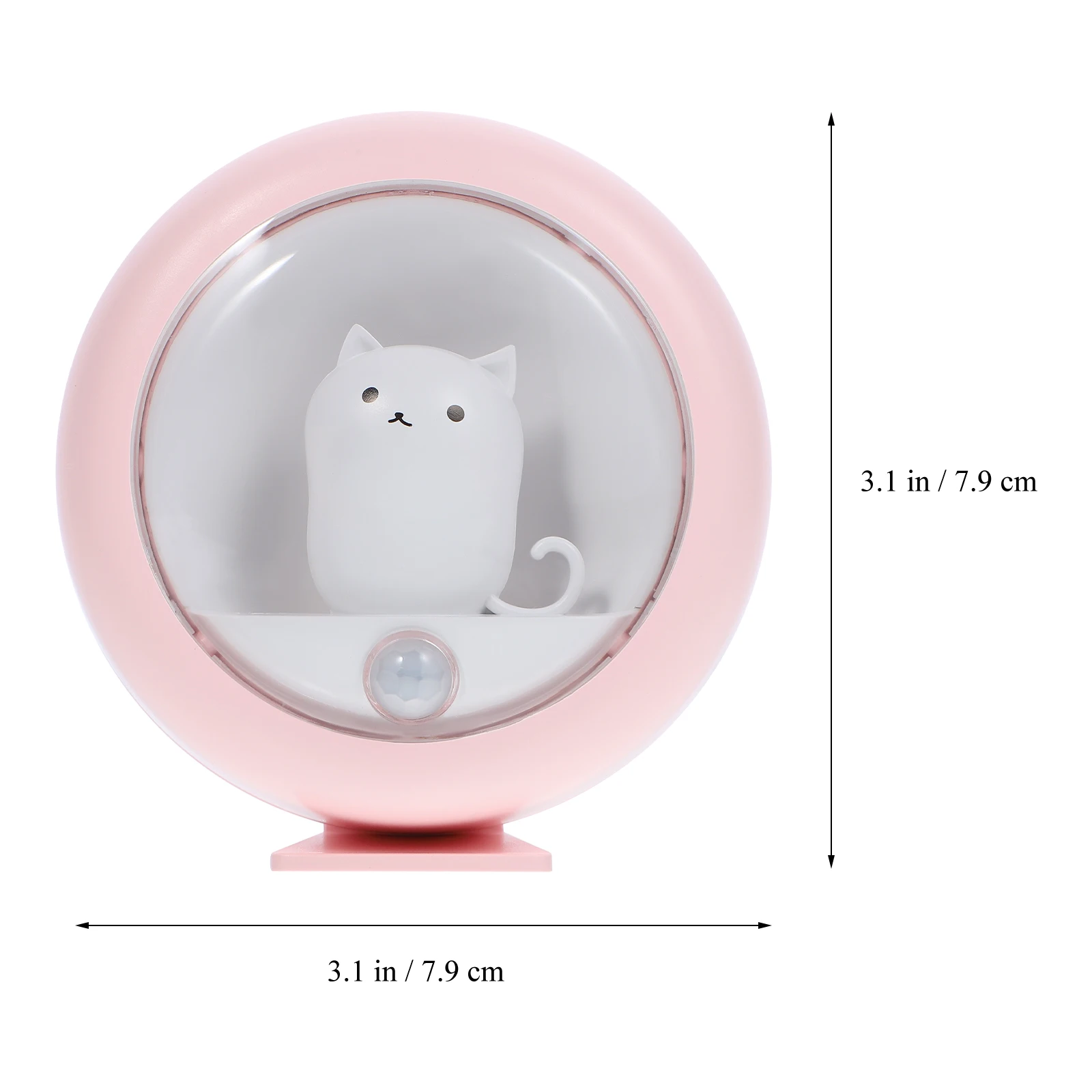Night Light Motion Sensor Rotatable Cat ABS Material Closet Bedroom Nursery Hallway Gentle Non Flicker Eye Protection Small Size
Night Light Motion Sensor Rotatable Cat ABS Material Closet Bedroom Nursery Hallway Gentle Non Flicker Eye Protection Small Size