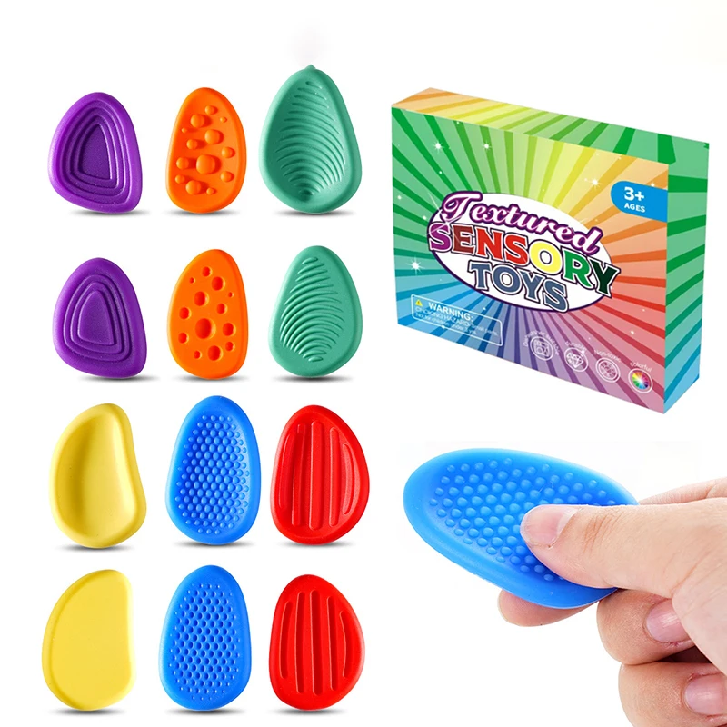 6/12/24 PCS Silicone Children's Hand Touch Soft Stone Children's Decompression Sensory Stone Puzzle Toy Release Pressure Box
6/12/24 PCS Silicone Children's Hand Touch Soft Stone Children's Decompression Sensory Stone Puzzle Toy Release Pressure Box