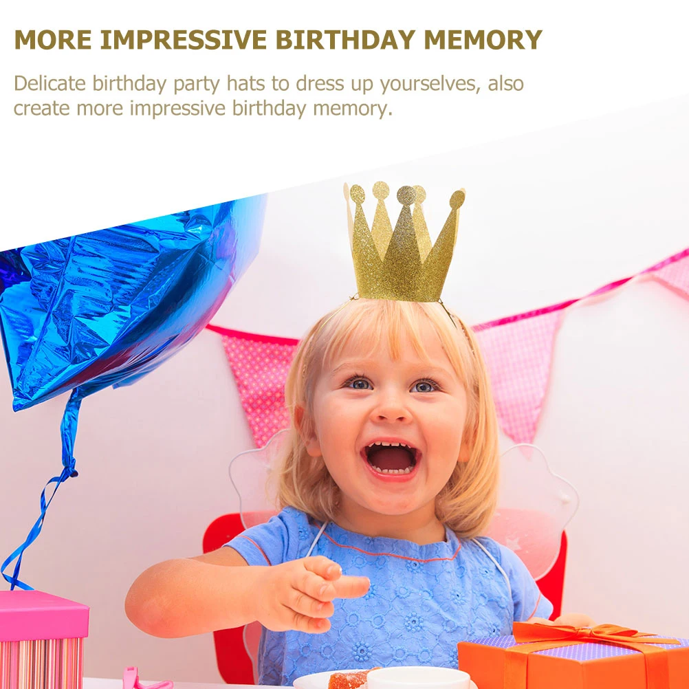 12 Pcs Birthday Hats PVC Double Sided Glitter Crowns Princess Prince Kids Party Decorations Children Adults Celebrations
12 Pcs Birthday Hats PVC Double Sided Glitter Crowns Princess Prince Kids Party Decorations Children Adults Celebrations