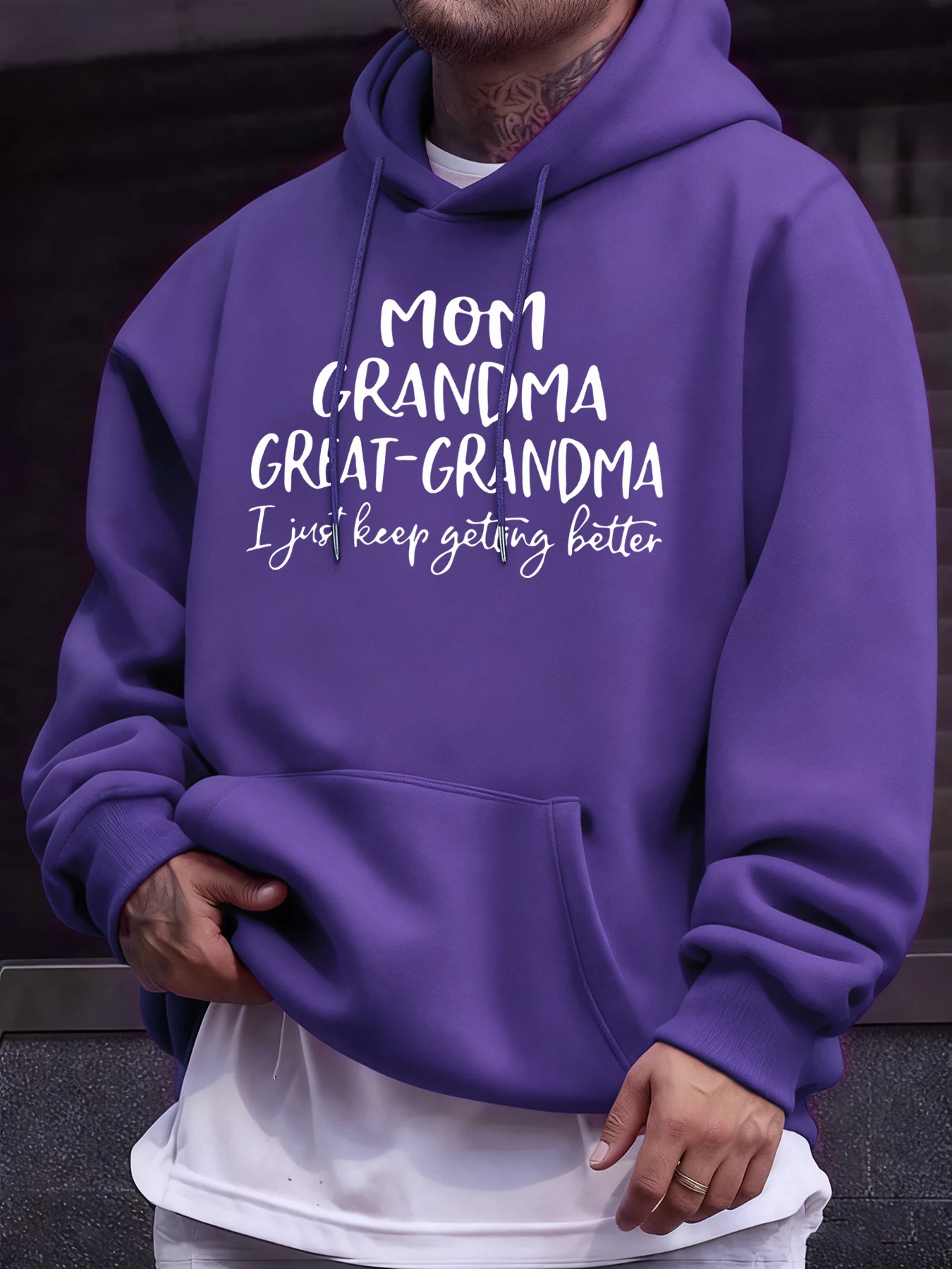 I Just Keep Getting Better Printing Casual Hoodies Mens Fleece Fashion Top Autumn Comfortable Pullover Oversize Pocket Clothing
I Just Keep Getting Better Printing Casual Hoodies Mens Fleece Fashion Top Autumn Comfortable Pullover Oversize Pocket Clothing