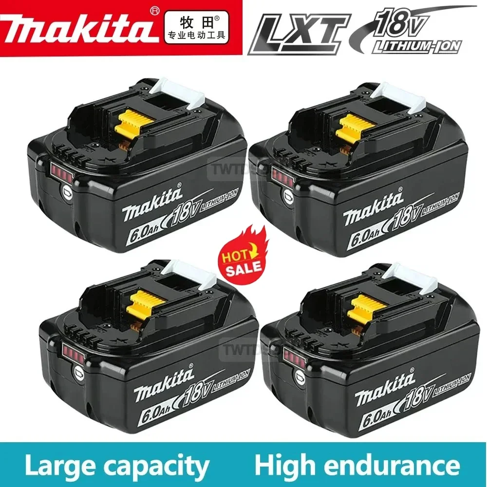 100% original Makita 18V 6.0Ah rechargeable battery, for Makita BL1840 BL1830 BL1830B BL1850 BL1850B original power tool battery
100% original Makita 18V 6.0Ah rechargeable battery, for Makita BL1840 BL1830 BL1830B BL1850 BL1850B original power tool battery