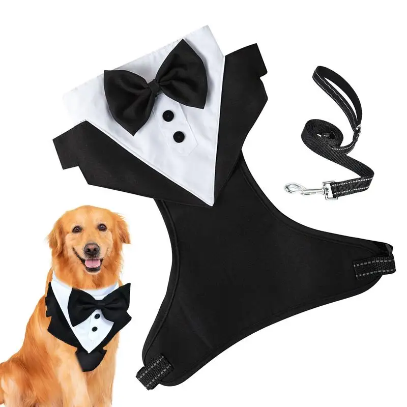 Dog Wedding Outfit Wedding Bow Tie Shirt With Traction Rope Dog Outfit Wedding Attire Dog Formal Tuxedo Puppy Clothing For
Dog Wedding Outfit Wedding Bow Tie Shirt With Traction Rope Dog Outfit Wedding Attire Dog Formal Tuxedo Puppy Clothing For