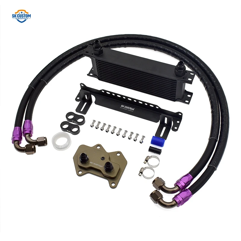 For Audi A3 A4 B7 TTS 1.8T 2.0T EA113 Oil Cooler Kit AN8 Aluminum Oil Cooling Radiator Hose Kit for Paper Filter Element
For Audi A3 A4 B7 TTS 1.8T 2.0T EA113 Oil Cooler Kit AN8 Aluminum Oil Cooling Radiator Hose Kit for Paper Filter Element