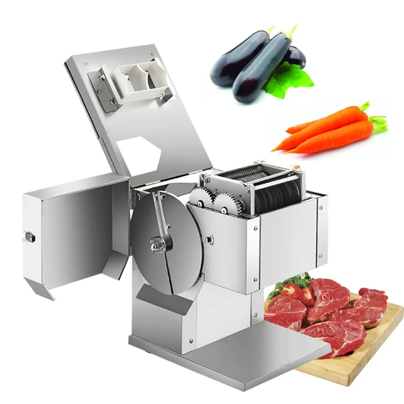 Electric Meat Cutter, Commercial Stainless Steel Automatic Vegetable Cutter, Household Appliances
Electric Meat Cutter, Commercial Stainless Steel Automatic Vegetable Cutter, Household Appliances