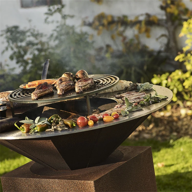 Outdoor Firepit Table BBQ Corten Steel Charcoal Bbq Factory Brazero Bbq
Outdoor Firepit Table BBQ Corten Steel Charcoal Bbq Factory Brazero Bbq