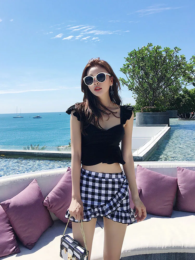 Women's Separate Swimsuit orts Fi Tail Skirt Patterned een Orange Bla White Red Classic Blue Cheered Swimwear
Women's Separate Swimsuit orts Fi Tail Skirt Patterned een Orange Bla White Red Classic Blue Cheered Swimwear