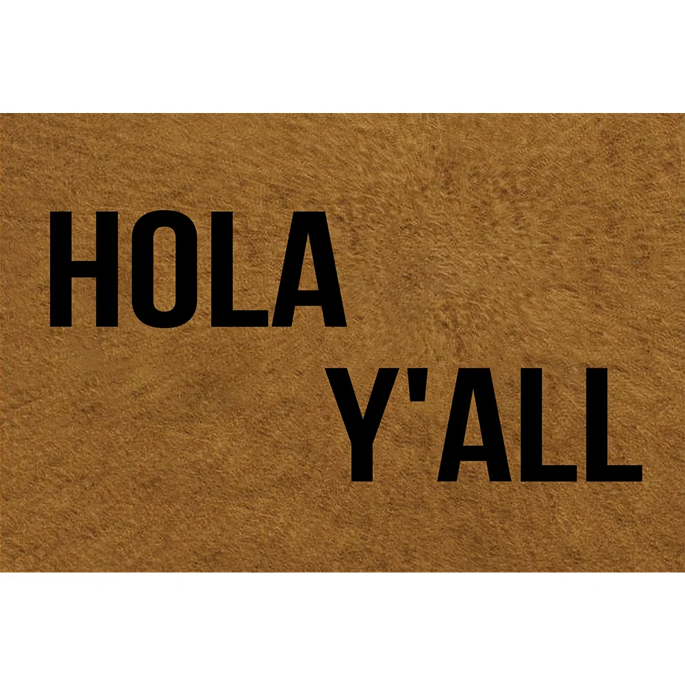 Doormat Hola Y'all Door Mat Rubber Non-Slip Entrance Rug Floor Mat Balcony Mat Funny Home Decor Indoor Mat 23.6 x 15.7 Inches
Doormat Hola Y'all Door Mat Rubber Non-Slip Entrance Rug Floor Mat Balcony Mat Funny Home Decor Indoor Mat 23.6 x 15.7 Inches