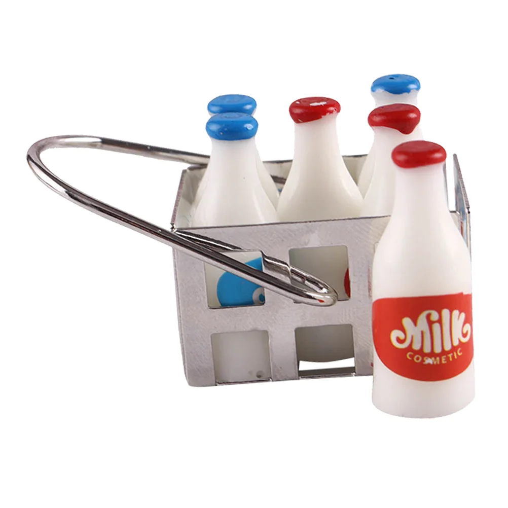 Miniature Milk Bottles for Dolls Miniture Decoration Models Desktop House Adorable Child
Miniature Milk Bottles for Dolls Miniture Decoration Models Desktop House Adorable Child