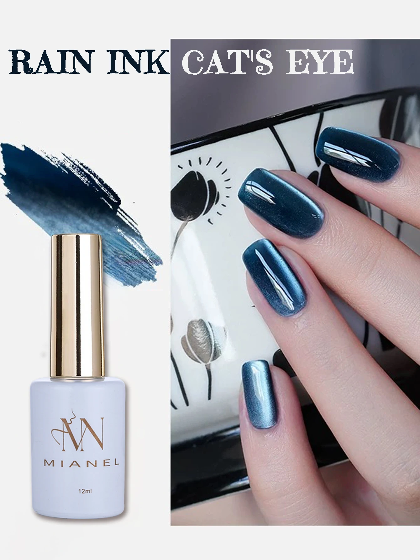 12ML 1PCS Blue Rain Ink Cat Eye Gel Nail Polish 2025 New Style Popular Whitening Glass Bead Cat Eye Magnet Gel Polish Blue Nails
12ML 1PCS Blue Rain Ink Cat Eye Gel Nail Polish 2025 New Style Popular Whitening Glass Bead Cat Eye Magnet Gel Polish Blue Nails