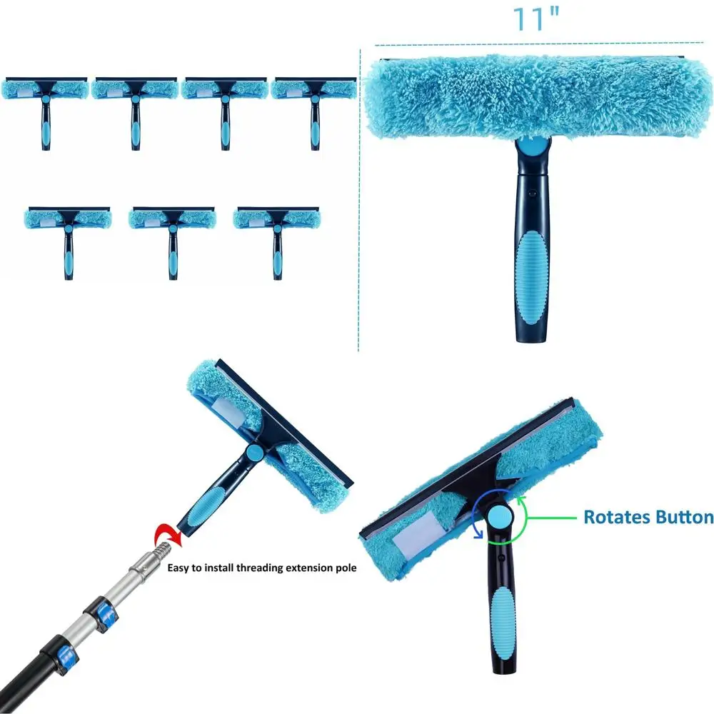 11 Комбинированные инструменты для чистки окон и скребок из микрофибры 2-в-1 (только приспособление) (7)
11 Комбинированные инструменты для чистки окон и скребок из микрофибры 2-в-1 (только приспособление) (7)
